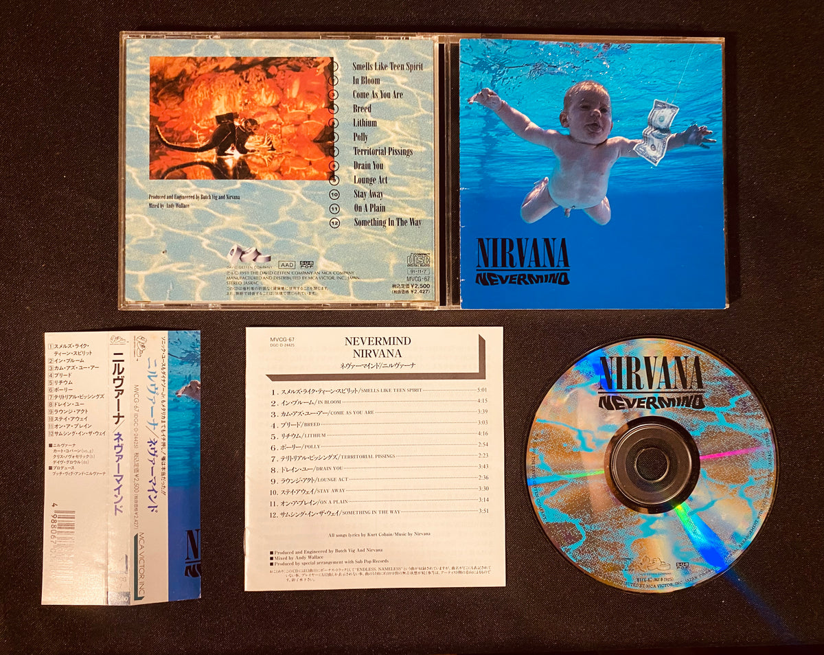 Nirvana - Nevermind (CD, Album, Fir) PRIMERA EDICION JAPON 1991